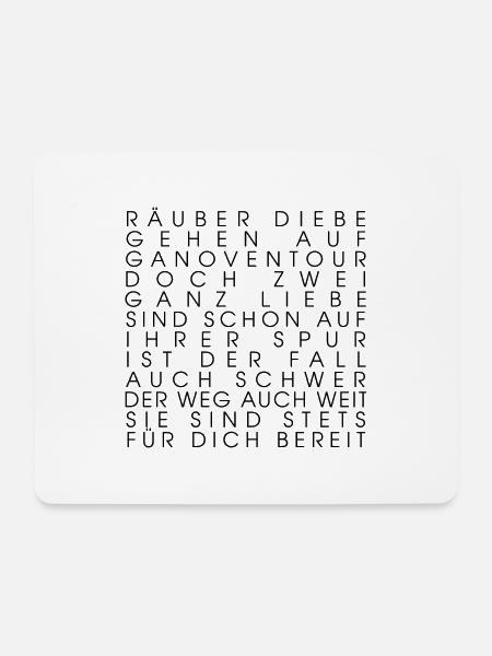 Ritter des Rechts - Mousepad (Querformat) - Weiß
