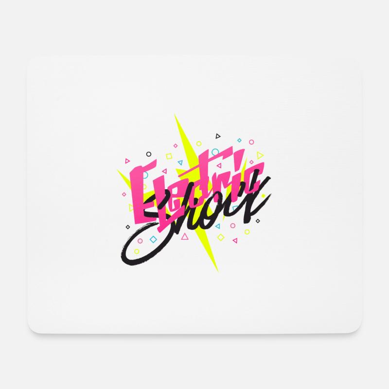 Electric Shock - Mousepad (Querformat) - Weiß