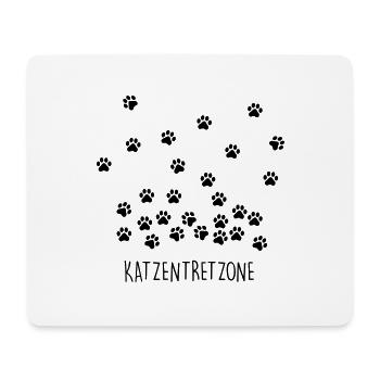 Katzen Tretzone - Mousepad (Querformat) - Weiß - Vorne