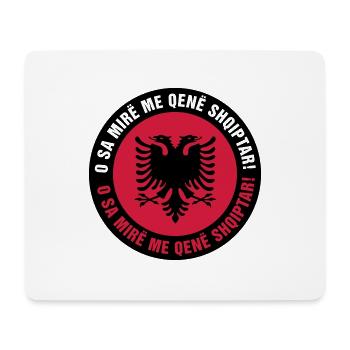 001 Albania - Mouse Pad (horizontal) - white - Front