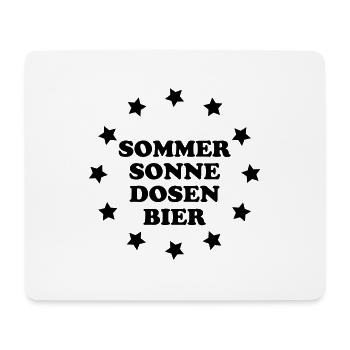 32 Sommer Sonne Dosenbier - Mousepad (Querformat) - Weiß - Vorne
