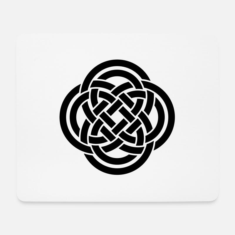 Keltische Knoten - Mousepad (Querformat) - Weiß