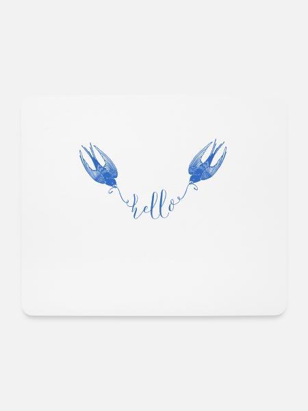 Hirondelle - Mousepad (Querformat) - Weiß