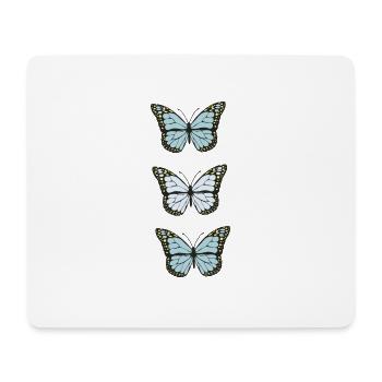 Collection de papillons - Mouse Pad (horizontal) - white - Front