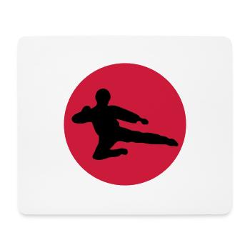 Karate - Mousepad (Querformat) - Weiß - Vorne