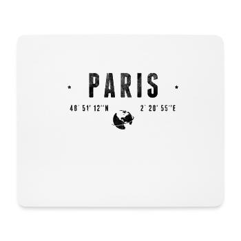 Paris - Mousepad (Querformat) - Weiß - Vorne