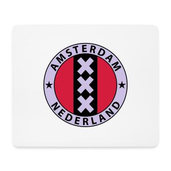Amsterdam - Mousepad (Querformat) - Weiß - Vorne