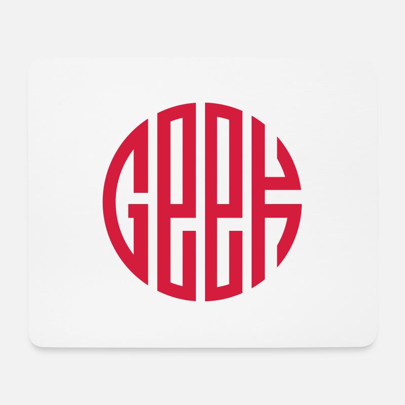 Geek - Mousepad (Querformat) - Weiß