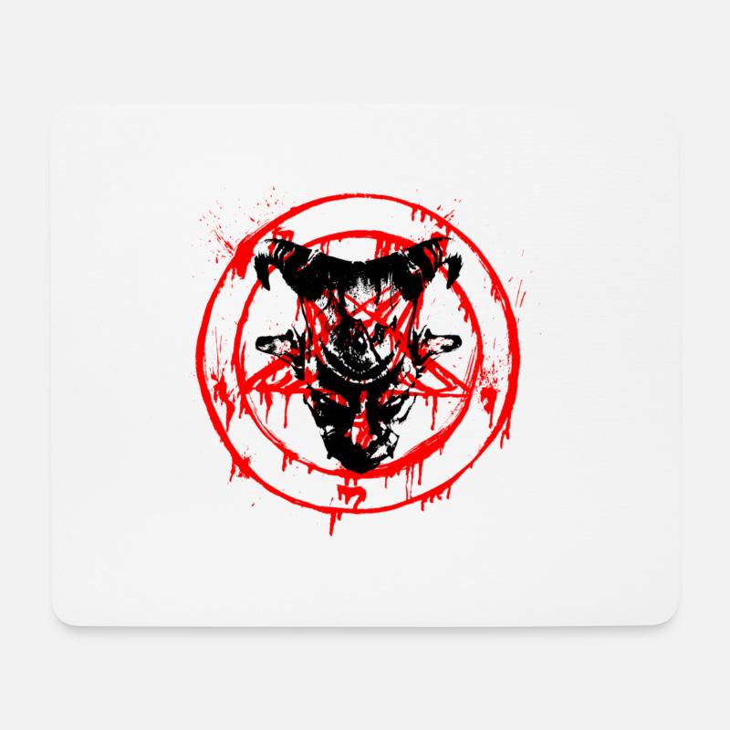 das boese - Mousepad (Querformat) - Weiß