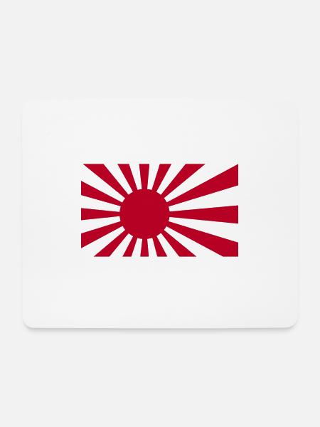 Rising Sun - Mousepad (Querformat) - Weiß