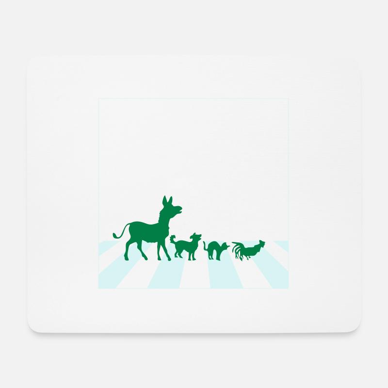 Abbey Road - Bremer Stadtmusikanten - Mousepad (Querformat) - Weiß