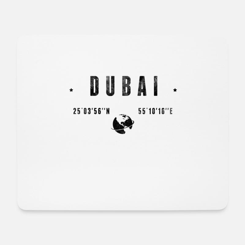 Dubai - Mousepad (Querformat) - Weiß