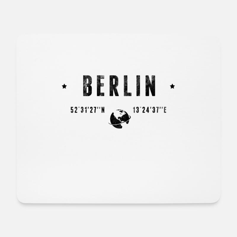 Berlin - Mousepad (Querformat) - Weiß