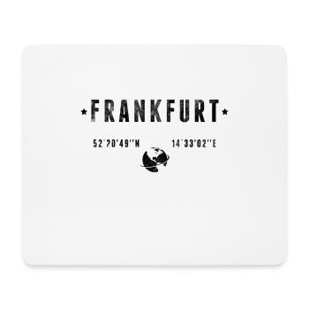 Frankfurt - Mouse Pad (horizontal) - white - Front