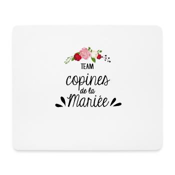 Team copines de la mariée - Tapis de souris (format paysage) - blanc - Devant
