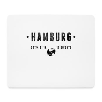 Hamburg - Mouse Pad (horizontal) - white - Front