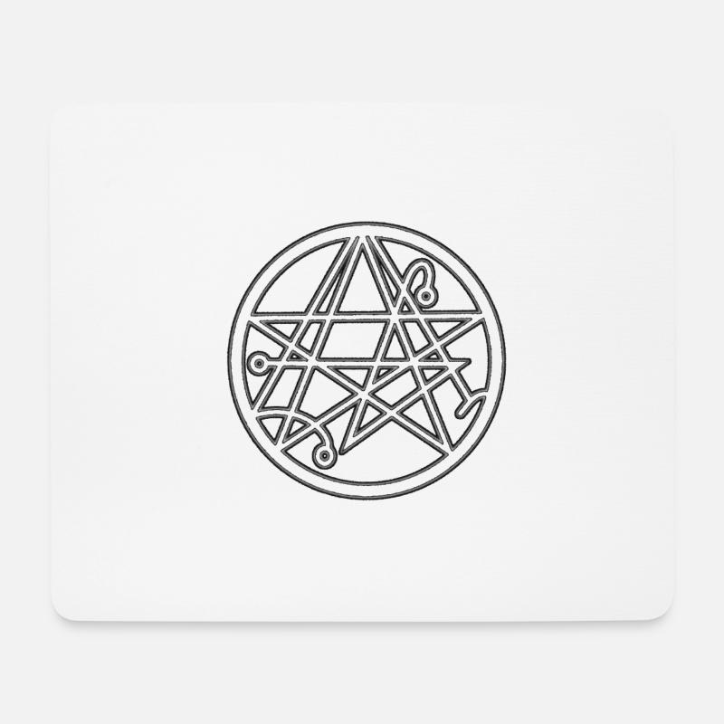Elder Sign - Mousepad (Querformat) - Weiß