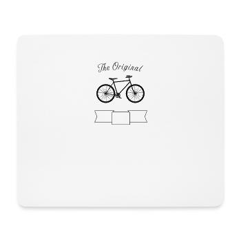 Fahrrad Vintage Cyclist Radfahrer Geschenk Radeln - Mousepad (Querformat) - Weiß - Vorne