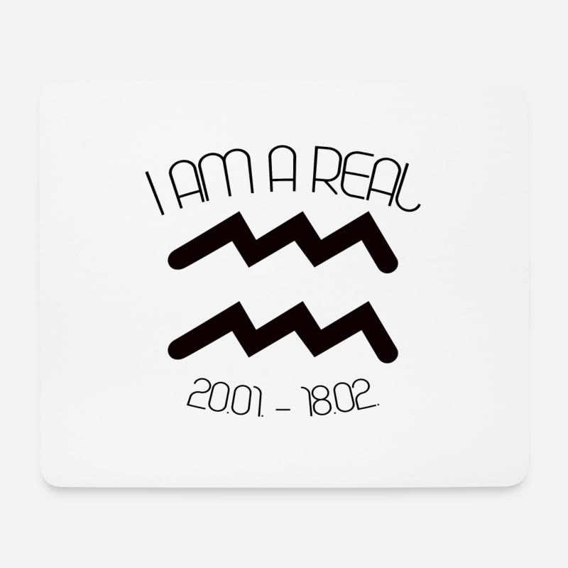 WASSERMANN STERNZEICHEN - Mousepad (Querformat) - Weiß