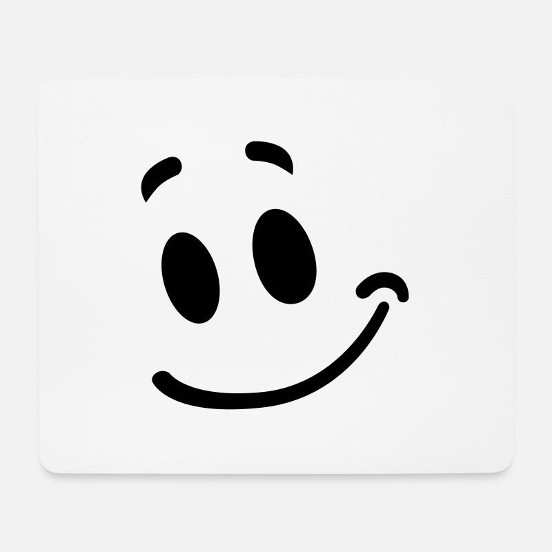 Lachgesicht - Mouse Pad (horizontal) - white
