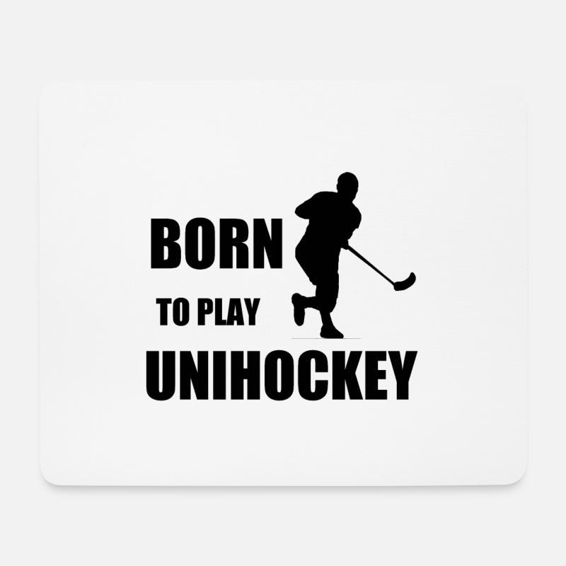 Floorball - Mouse Pad (horizontal) - white