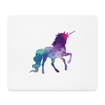 Einhorn - Mousepad (Querformat) - Weiß - Vorne
