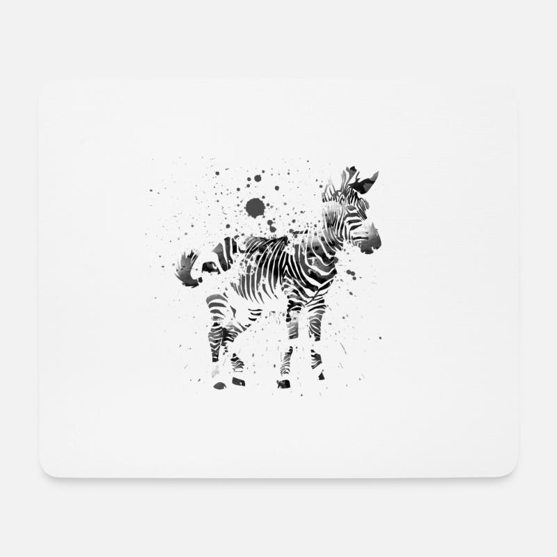 zebra - Mouse Pad (horizontal) - white