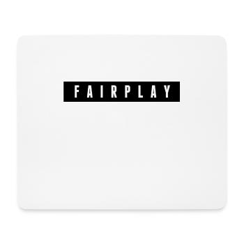 Fairplay - Tapis de souris (format paysage) - blanc - Devant