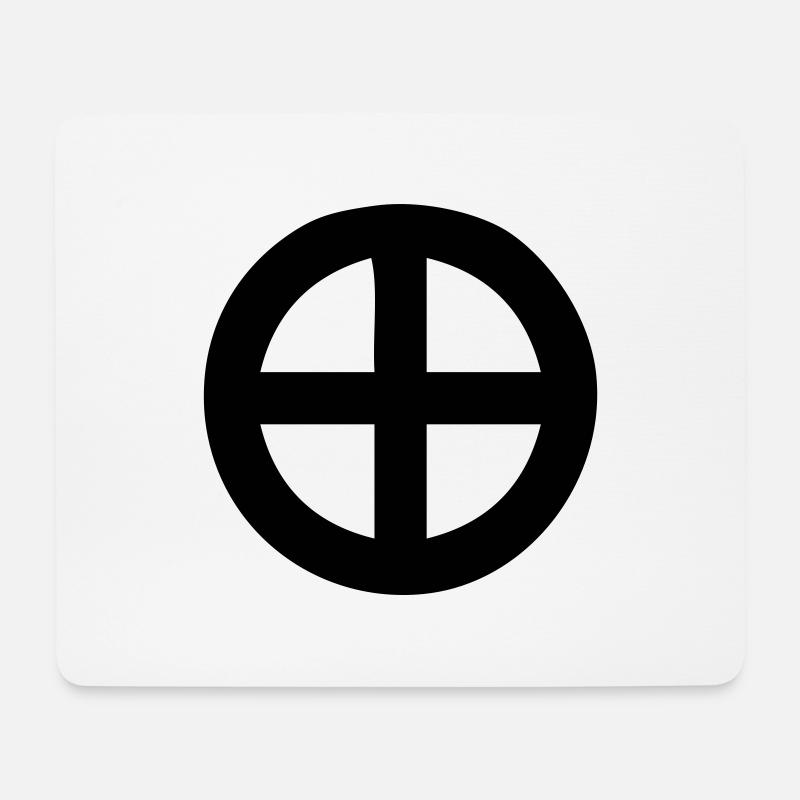 Cross - Mouse Pad (horizontal) - white