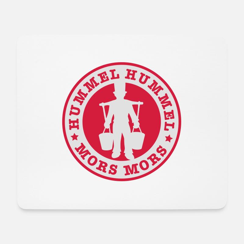 Hummel Hummel Mors Mors / Hamburg 2c - Mousepad (Querformat) - Weiß