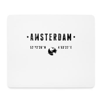 Amsterdam - Mouse Pad (horizontal) - white - Front