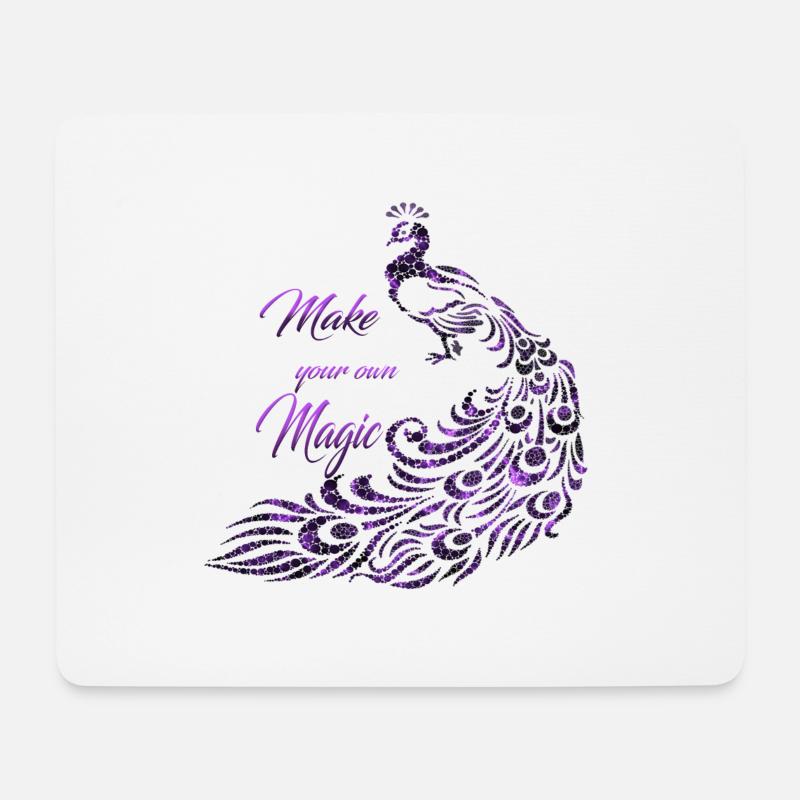 Make your own Magic - Frauen Pullover von Bella - Mousepad (Querformat) - Weiß