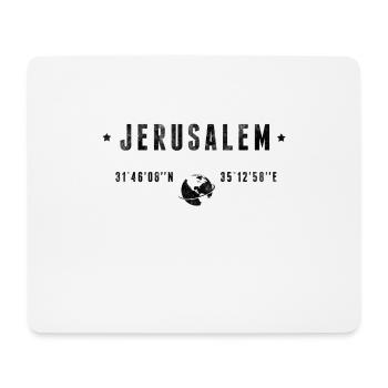 Jérusalem - Mouse Pad (horizontal) - white - Front