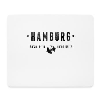 Hamburg - Mouse Pad (horizontal) - white - Front