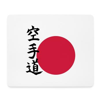 Karate do - Orient - Tapis de souris (format paysage) - blanc - Devant