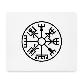 Vegvisir - Mouse Pad (horizontal) - white - Front