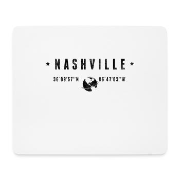 Nashville - Mouse Pad (horizontal) - white - Front