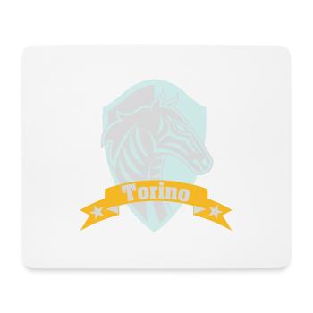 BIANCONERI DI TORINO - JUVENTUS 1897 - Mousepad (Querformat) - Weiß - Vorne