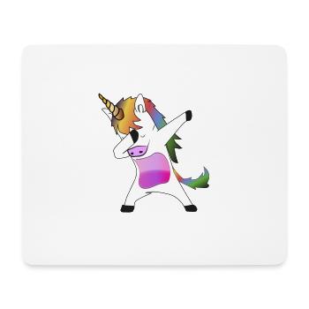 Einhorn Unicorn - Mousepad (Querformat) - Weiß - Vorne