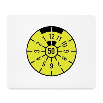 TÜV 1950 - Mouse Pad (horizontal) - white - Front