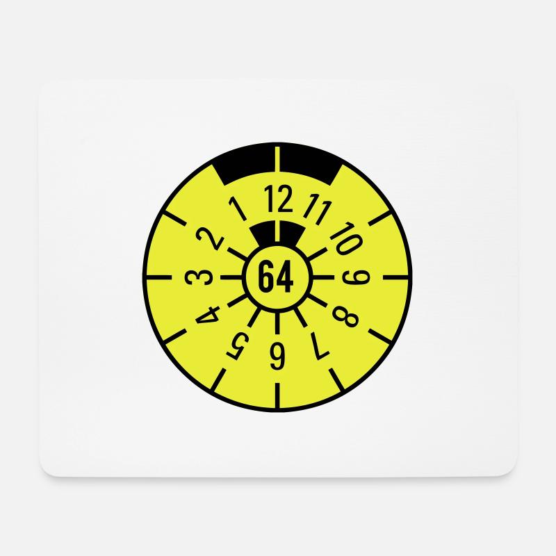 TÜV 1964 - Mousepad (Querformat) - Weiß