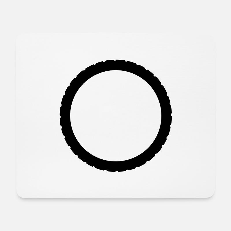 bike_einzelteil16 - Mousepad (Querformat) - Weiß