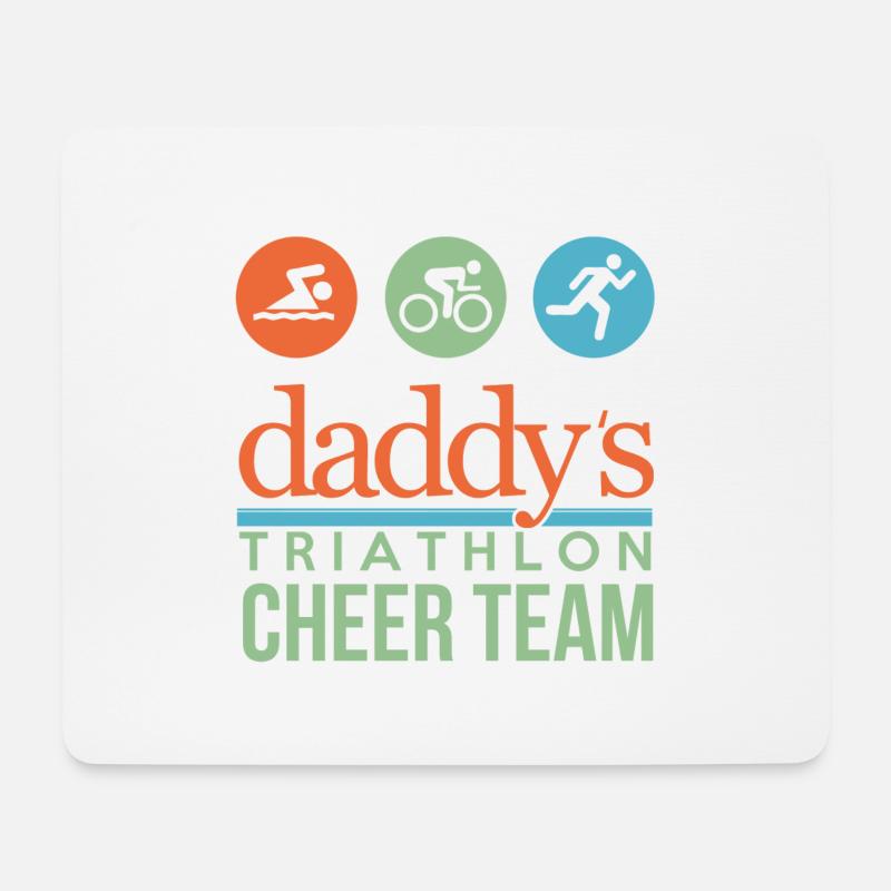 Triathlon Cheer Team - Mousepad (Querformat) - Weiß