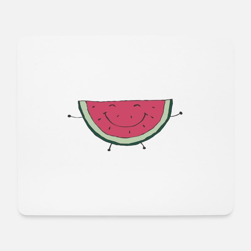 watermelon - Mousepad (Querformat) - Weiß