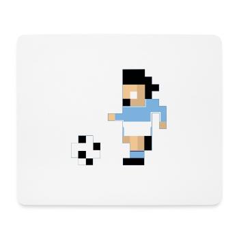 8-Bit-Serie - Manchester City 17/18 - Mousepad (Querformat) - Weiß - Vorne