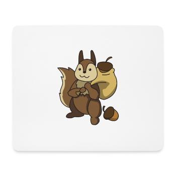 squirrel - Mouse Pad (horizontal) - white - Front
