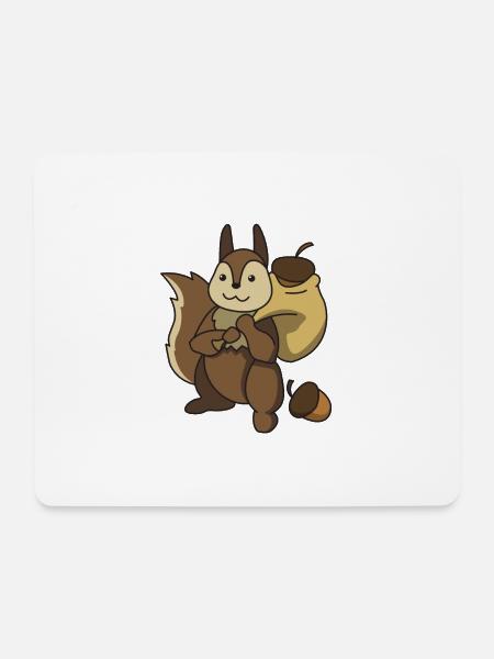 squirrel - Mouse Pad (horizontal) - white
