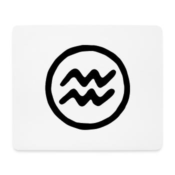 wassermann_a_1c - Mousepad (Querformat) - Weiß - Vorne