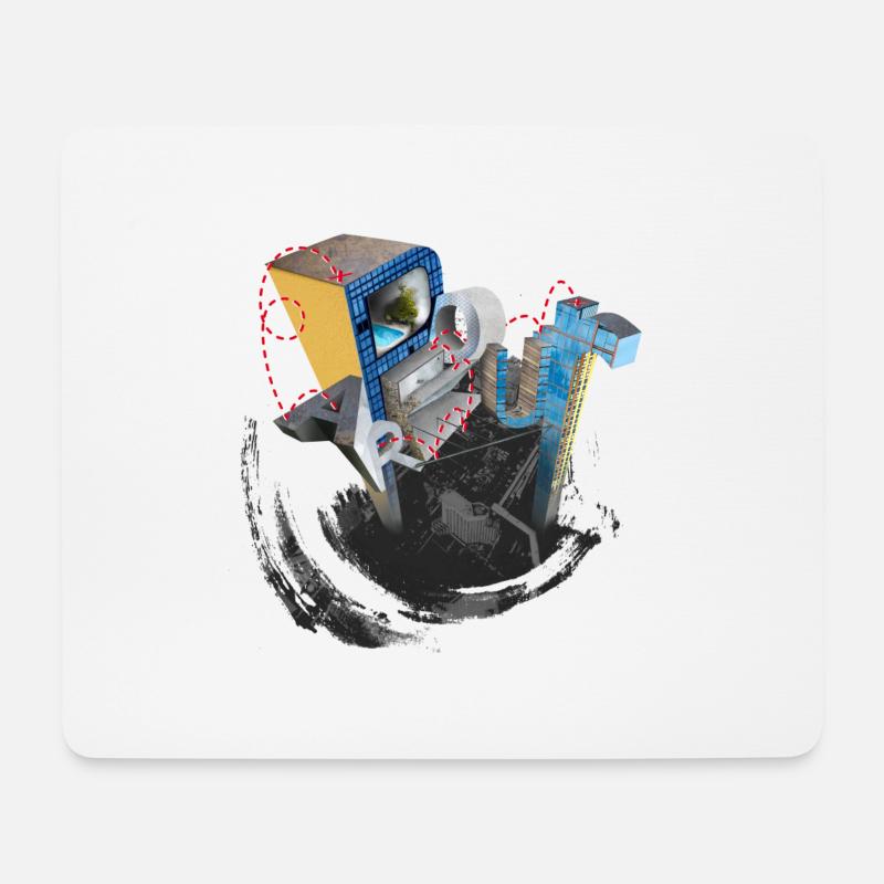Parkour - Mouse Pad (horizontal) - white