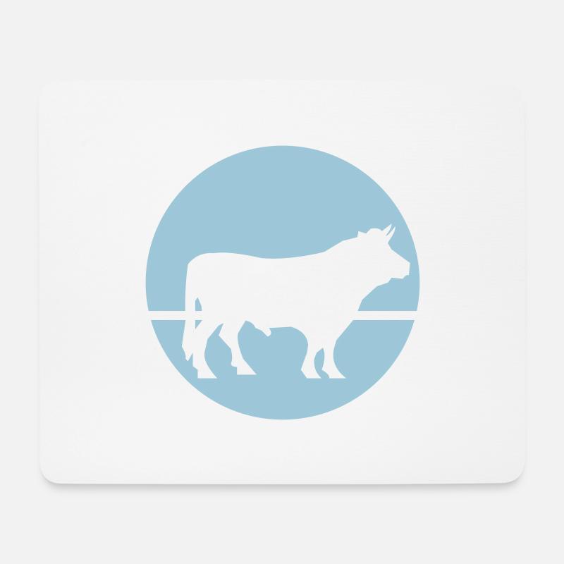 Bulle - Mousepad (Querformat) - Weiß